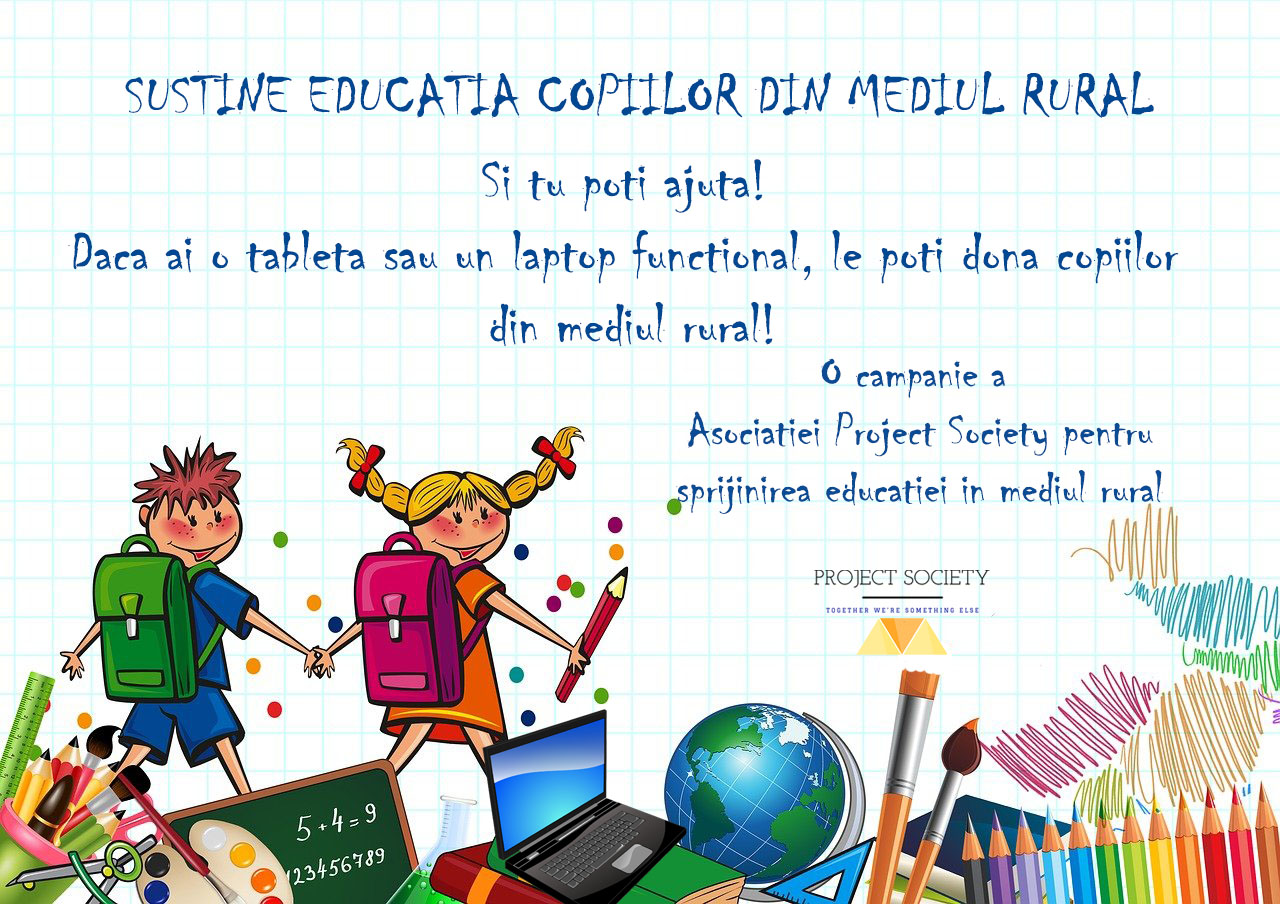 Sustine educatia Copiilor în Rural